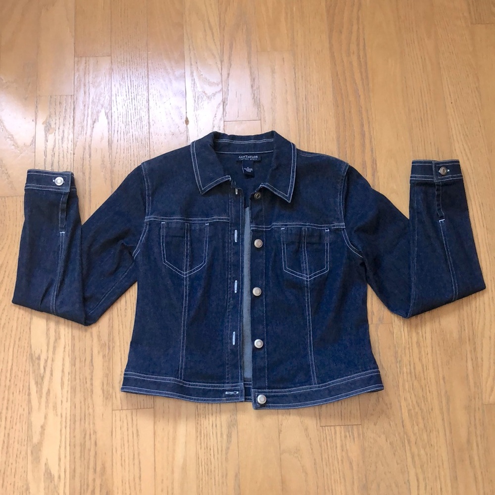 Ann Taylor Factory, Denim Jacket, Size 6